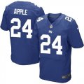 Nike New York Giants #24 Eli Apple Royal Blue Team Color Mens Stitched NFL Elite Jersey