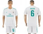 2017-18 Real Madrid 6 NACHO Home Soccer Jersey