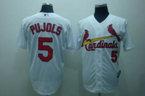 mlb st.louis cardinals #5 pujols white[cool base]