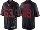 Mens San Francisco 49ers #53 NaVorro Bowman Black Color Rush Limited Jersey