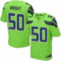 Nike Seattle Seahawks #50 K.J. Wright Green Mens Stitched NFL Elite Rush Jersey