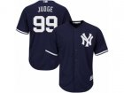 New York Yankees #99 Aaron Judge Replica Navy Blue Alternate MLB Jersey