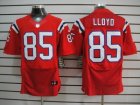 Nike NFL New England Patriots #85 Lloyd Red Jerseys(Elite)