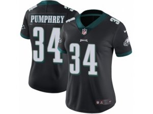 Women Nike Philadelphia Eagles #34 Donnel Pumphrey Limited Black Alternate NFL Jersey