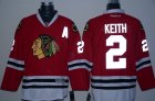 NHL Chicago Blackhawks #2 Duncan Keith Night Lights red Jerseys