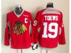 NHL Chicago Blackhawks #19 Jonathan Toews red jerseys New