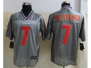 Nike San Francisco 49ers #7 Kaepernick Grey Jerseys(Vapor Elite)