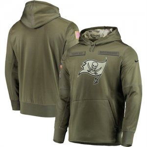 Nike Buccaneers Olive Salute To Service Mens Pullove Hoodie