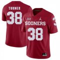 Oklahoma Sooners #38 Reggie Turner Red College Football Jersey