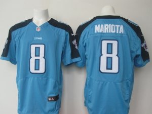 Nike Tennessee Titans #8 Marcus Mariota Light Blue Jerseys(Elite)