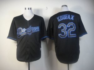 mlb jerseys los angeles dodgers #32 koufax black[fashion]