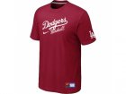 Los Angeles Dodgers Nike Short Sleeve Practice T-Shirt Red