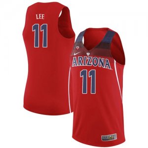 Arizona Wildcats #11 Ira Lee Red College Basketball Jersey