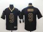 Nike Saints #9 Drew Brees Black Shadow Legend Limited Jersey