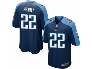 Nike Tennessee Titans #22 Derrick Henry Game Navy Blue Alternate NFL Jersey