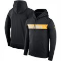 Pittsburgh Steelers Nike Sideline Team Performance Pullover Hoodie Blac