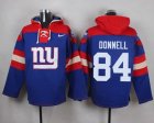 Nike New York Giants #84 Larry Donnell Royal Blue Player Pullover NFL Hoodie