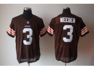 Nike cleveland browns #3 weeden brown Elite jerseys