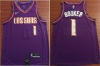 Suns #1 Devin Booker Purple City Edition Nike Swingman Jersey