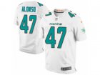 Nike Miami Dolphins #47 Kiko Alonso Elite White NFL Jersey