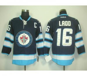 nhl jets #16 ladd blue(C patch) 2011 new