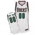 Customized Milwaukee Bucks Jersey Revolution 30 White Home Basketball