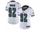 Women Nike Philadelphia Eagles #92 Reggie White Vapor Untouchable Limited White NFL Jersey