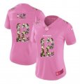 Nike Seahawks #12 Fan Pink Camo Fashion Women Limited Jersey