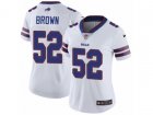 Women Nike Buffalo Bills #52 Preston Brown Vapor Untouchable Limited White NFL Jersey
