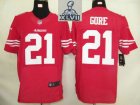 2013 Super Bowl XLVII NEW San Francisco 49ers 21 Gore Red Authentic [Elite NEW]