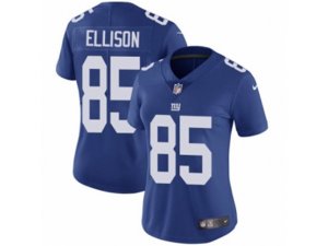 Women Nike New York Giants #85 Rhett Ellison Vapor Untouchable Limited Royal Blue Team Color NFL Jersey
