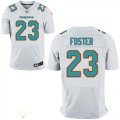 Mne Miami Dolphins #23 Adrian Foster Aqua White Elite Jersey