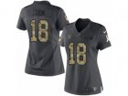 Women Nike Oakland Raiders #18 Connor Cook Limited Black 2016 Salute to Service NFL Jersey