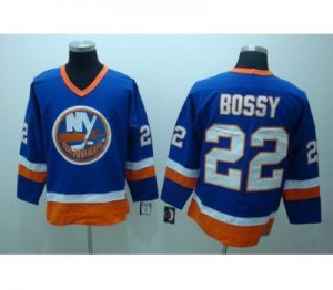 nhl islands #22 bossy blue