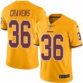 Mens Nike Washington Redskins #36 Sua Cravens Limited Gold Rush NFL Jersey