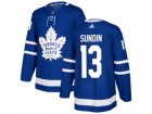 Youth Adidas Toronto Maple Leafs #13 Mats Sundin Blue Home Authentic Stitched NHL Jersey