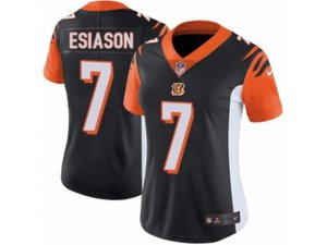 Women Nike Cincinnati Bengals #7 Boomer Esiason Vapor Untouchable Limited Black Team Color NFL Jersey