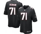 Men's Nike Atlanta Falcons #71 Kroy Biermann Game Black Alternate NFL Jersey