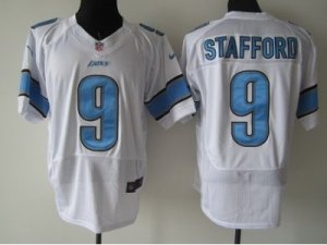 Nike nfl Detroit Lions #9 Matthew Stafford white Elite jerseys