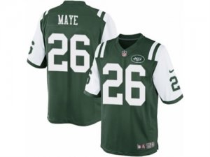 Mens Nike New York Jets #26 Marcus Maye Limited Green Team Color NFL Jersey