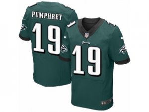 Mens Nike Philadelphia Eagles #19 Donnel Pumphrey Elite Midnight Green Team Color NFL Jersey