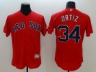 Boston Red Sox #34 David Ortiz Red Flexbase Authentic Collection Stitched Baseball Jersey