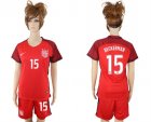 2017-18 USA 15 BECKERMAN Women Away Soccer Jersey