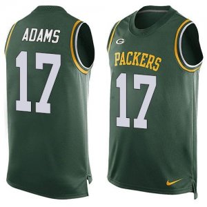 Nike Green Bay Packers #17 Davante Adams Green Team Color Men Stitched NFL Limited Tank Top Jersey