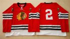 NHL Mitchell And Ness 1960-61 Chicago Blackhawks #2 Noname red Throwback jerseys