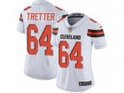 Women Nike Cleveland Browns #64 JC Tretter Vapor Untouchable Limited White NFL Jersey