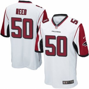 Mens Nike Atlanta Falcons #50 Brooks Reed Game White NFL Jersey