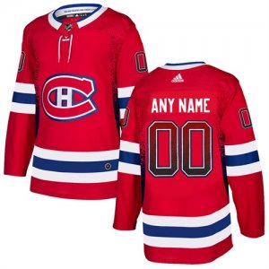 Montreal Canadiens Red Men\'s Customized Drift Fashion Adidas Jersey