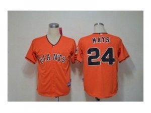 mlb jerseys san francisco giants #24 mays orange