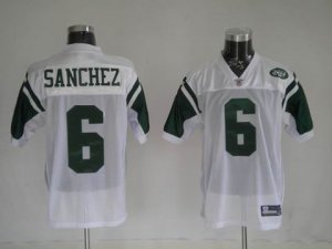 nfl new york jets #6 sanchez white